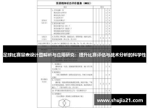 足球比赛量表设计图解析与应用研究：提升比赛评估与战术分析的科学性